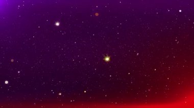 colorful starry night sky