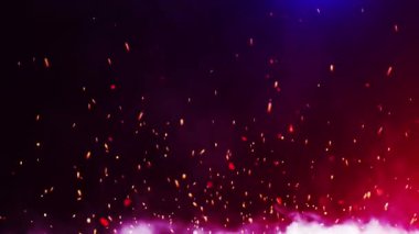 Bokeh ışıkları ile soyut arkaplan