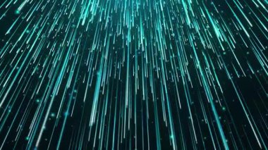 Soyut teknoloji arkaplanının 3 boyutlu canlandırması