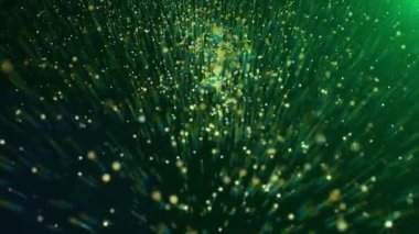 Renkli ışıkların, yıldızların ve parçacıkların soyut arkaplanı