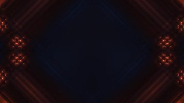 Koyu renk ve ışık çizgileri ile soyut görüntü karmaşık desenler oluşturur.