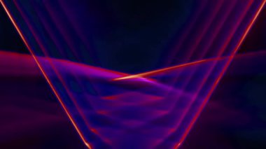 Kırmızı ve mavi tonlarda geometrik ışık hüzmesi koyu arkaplanda üçgen şekiller oluşturur. Sharp futuriStic çizgileri derinlik ve perspektif hissi veriyor. Teknoloji için uygun bilim kurgu ya da dijital tasarım projeleri.