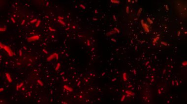 Kırmızı ışıklar ile arka plan.