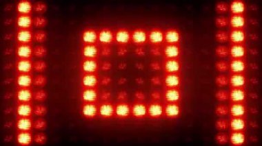 Parlayan kırmızı ışıklarla soyut arkaplan