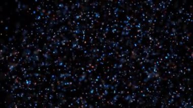 Bokeh ışıkları ve yıldızlarıyla soyut arkaplan