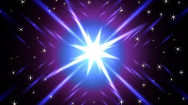 uzayın yıldızı, galaksinin merkezindeki ışınlar, soyut çizimler.