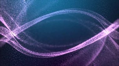 Parlak neon çizgiler soyut şablon. dalgalar, parlayan enerji neon ışığı ve çizgiler soyut şablon