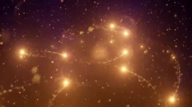 Bokeh ışıkları ve parıltılarının soyut arkaplanı