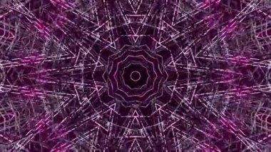 Kaleydoskop geçmişi. Çok renkli desen çizimi. 3 boyutlu resimleme