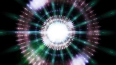 Parlayan bir ışık ile soyut arkaplan