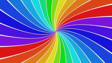 Sarmal gökkuşağı girdabı. soyut spiral arkaplan.