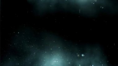 Renkli parlak ışıkları olan karanlık uzay arkaplanı. Yıldızlar ve nebula. soyut arkaplan