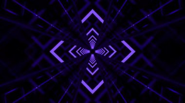 Morumsu tonlarda geometrik şekiller ve çizgiler içeren canlı bir soyut tasarım, derinlik ve hareket hissi yaratır..