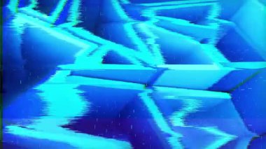 Mavi küpler. 3d oluşturma