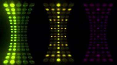 3 boyutlu renkli neon ışık arkaplanı oluşturma.