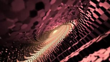 Hayali bereketli fraktal doku oluşturulmuş resim soyut arkaplan