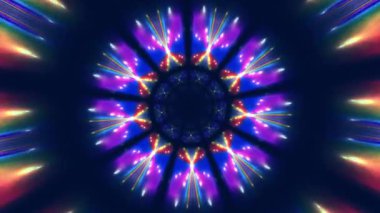 Renkli bokeh ışıkları. Parlak atmosferli