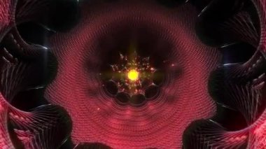 renkli soyut fraktal fantezi 3 boyutlu