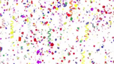 Konfeti ile renkli arka plan