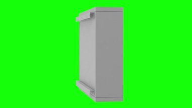 boş ilan panosu siyah arkaplanda izole edildi