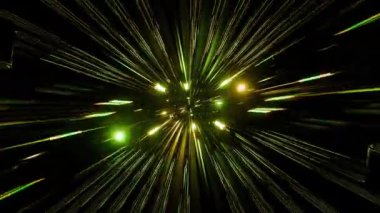 Parlak çizgiler ve yıldızlarla soyut arkaplan