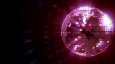 Renkli neon ışıkları olan soyut bir kürenin 3 boyutlu çizimi