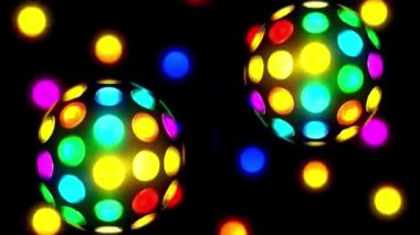 Renkli bokeh ışık arka plan