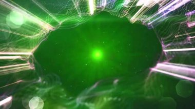 Soyut fraktal fantezi tasarım arka planı. Bilim ve bilim.