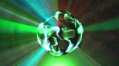 Geometrik şekilli soyut gelecek arkaplanı