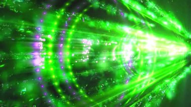 Teknoloji illüstrasyonunun 3 boyutlu canlandırması