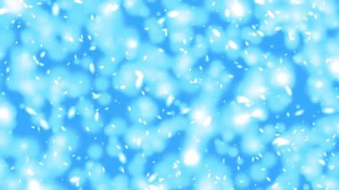 fondo azul Navidad con luces bokeh