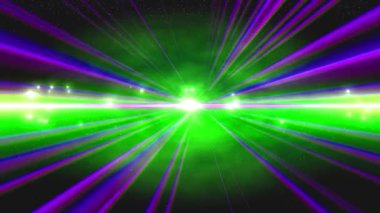 Renkli parlak neon ışıklar