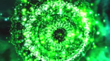 soyut yeşil fraktal tasarım arka planı.