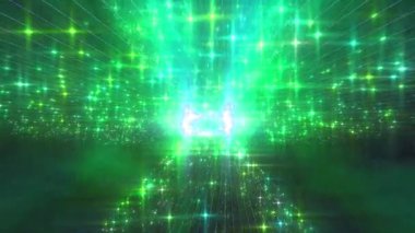 Parlayan ışık ışınları ile soyut arkaplanın dijital kompozit görüntüsü