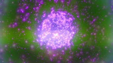 Resimsel bereketli fraktal desen resmi soyut arkaplan