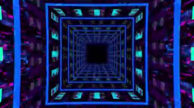 Soyut fütüristik desenlerin yüksek kaliteli bir sunumu