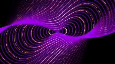 parlayan neon soyut dalga çizgisi arkaplanı