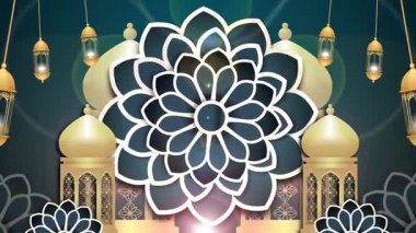 Güzel bir çiçekle soyut bir arkaplan