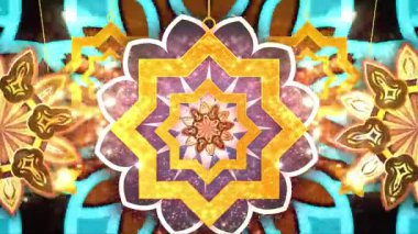 Soyut kaleydoskop arkaplanı. Çoklu renkli kaleydoskop dokusu.