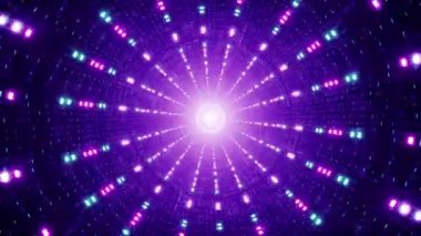 fütüristik arkaplan, parlayan neon ışığı ve parıldayan ışınlar, 3 boyutlu görüntüleme