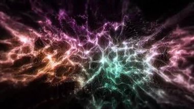 Renkli fraktal arka plan