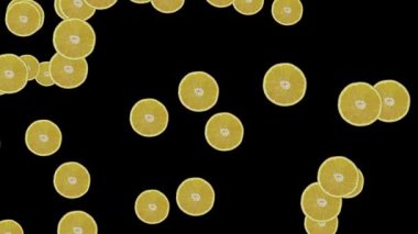 Birçok daireye sahip soyut arkaplan