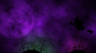 Cadılar bayramı arka planında balkabakları ve yarasalar