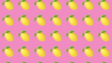 Pembe arka planda muzları olan kusursuz bir desen. düz yat.