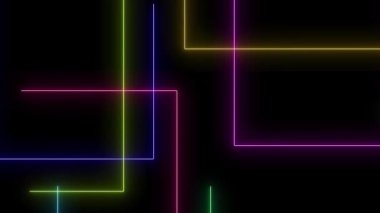 soyut neon parlayan çizgiler arkaplanı.