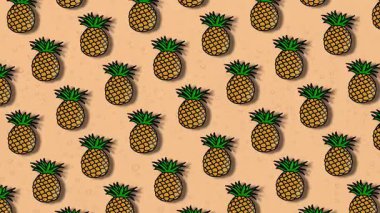 İle Seamless Modeli el çekilmiş ananas