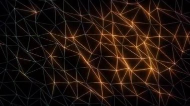 soyut parlayan çizgiler, noktalar ve parçacıklar, 3 boyutlu oluşturma