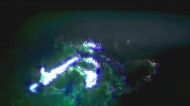 Bokeh ve ışıklandırmalı soyut arkaplan