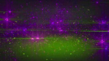 Soyut mor ışıklar ve bokeh arkaplanı