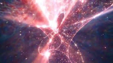 Renkli ışıkların soyut arkaplanı